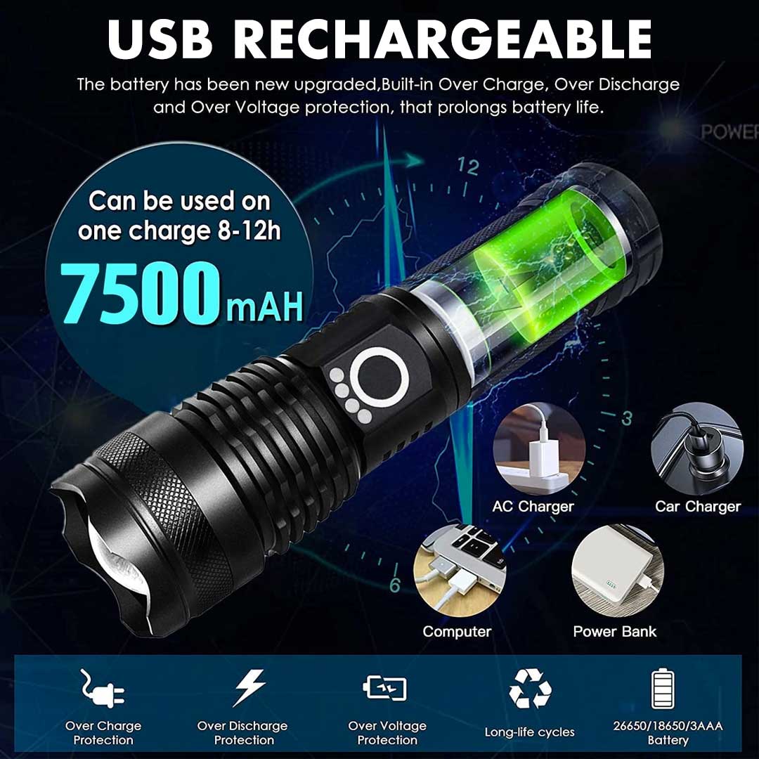 Clear Vision™ Tactical Flashlight